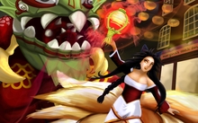 paintings video games league of legends dance drake drawings happy new year fan art riot games lunar Wallpaper